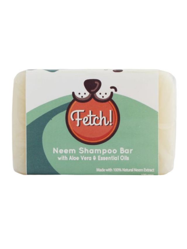 Fetch! Naturals Neem Natural Shampoo Bar For Dogs (100 grams) edamama